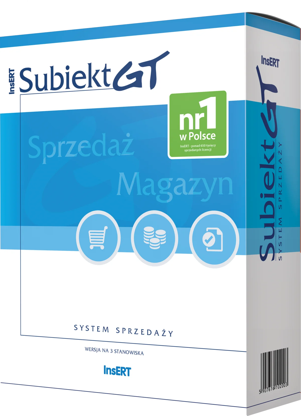 Subiekt GT - pudełko